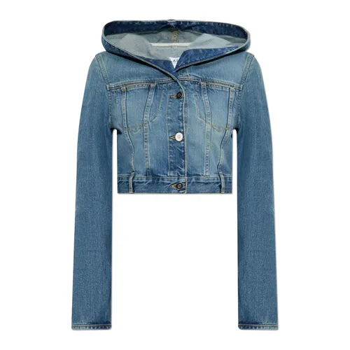 Jackets > Denim Jackets - - Alaïa - Modalova