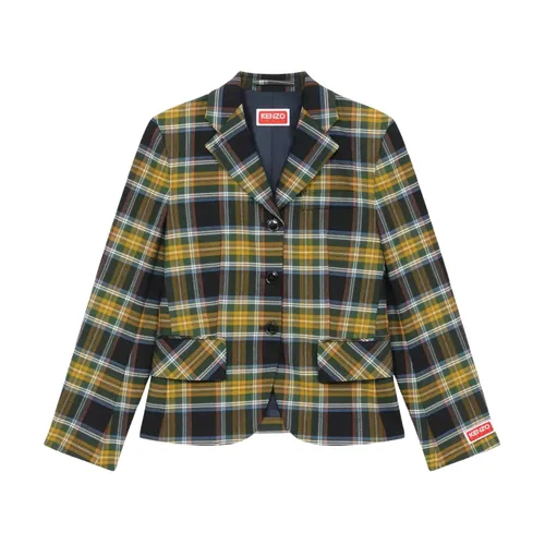 Kenzo - Jackets > Blazers - Green - Kenzo - Modalova