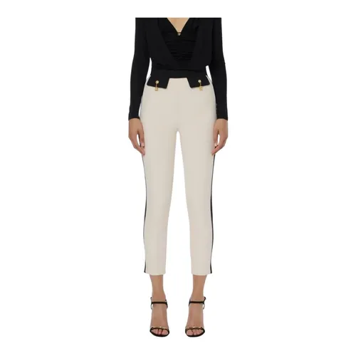 Trousers > Cropped Trousers - - Elisabetta Franchi - Modalova