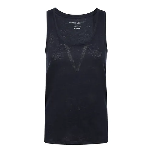Tops > Sleeveless Tops - - Majestic Filatures - Modalova
