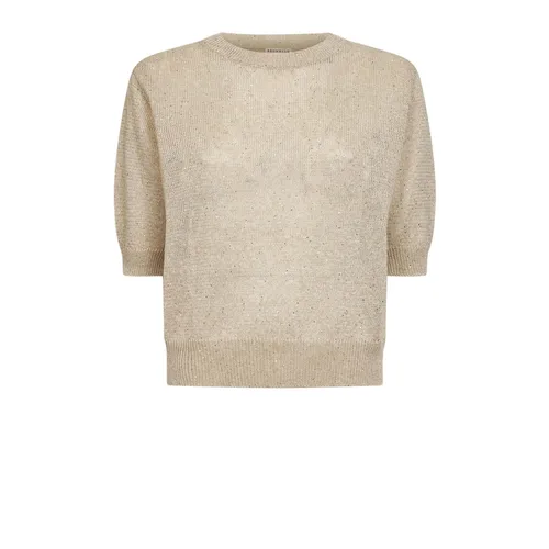 Knitwear > Round-neck Knitwear - - Brunello Cucinelli - Modalova