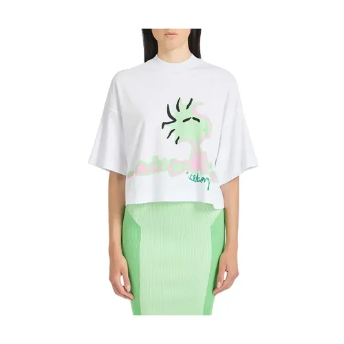 Iceberg - Tops > T-Shirts - White - Iceberg - Modalova