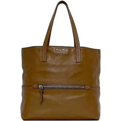 Pre-owned > Pre-owned Bags > Pre-owned Tote Bags - - Miu Miu Pre-owned - Modalova