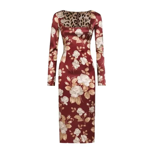 Dresses > Day Dresses > Midi Dresses - - Dolce & Gabbana - Modalova