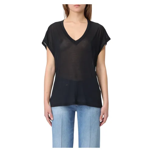 Dondup - Tops > T-Shirts - Black - Dondup - Modalova