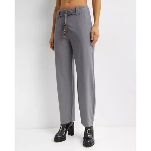 Trousers > Straight Trousers - - Ganni - Modalova