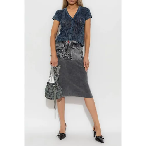 Knitwear > Cardigans - - Diesel - Modalova