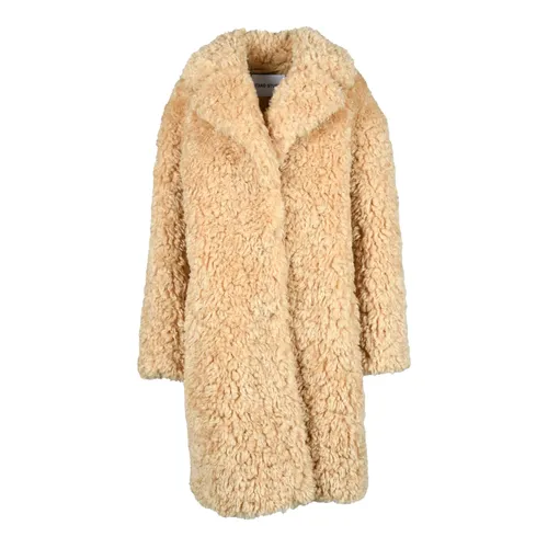 Coats > Single-Breasted Coats - - Stand Studio - Modalova