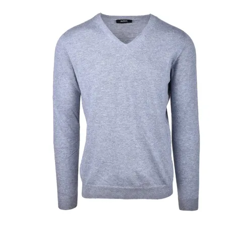 Knitwear > V-neck Knitwear - - Alpha Studio - Modalova