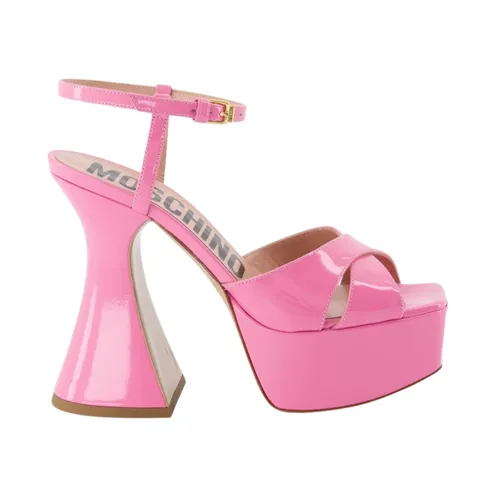 Shoes > Sandals > High Heel Sandals - - Moschino - Modalova