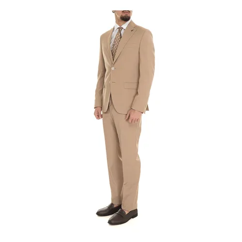 Suits > Suit Sets > Single Breasted Suits - - Paoloni - Modalova