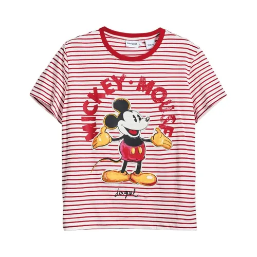 Desigual - Tops > T-Shirts - Red - Desigual - Modalova