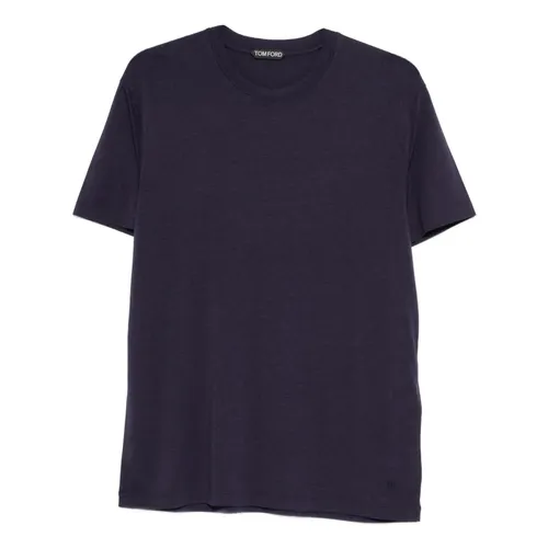 Tom Ford - Tops > T-Shirts - Blue - Tom Ford - Modalova