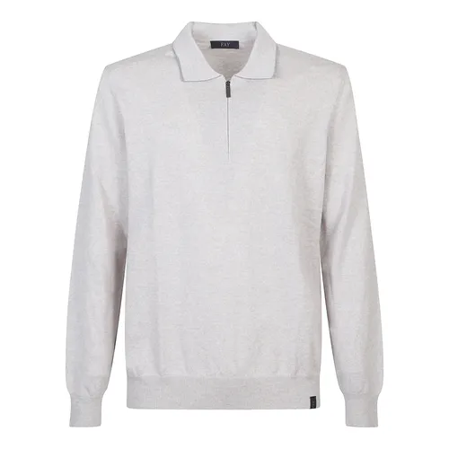 Knitwear > V-neck Knitwear - - Fay - Modalova