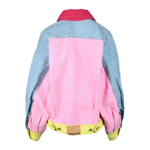 Jackets > Denim Jackets - - Semicouture - Modalova
