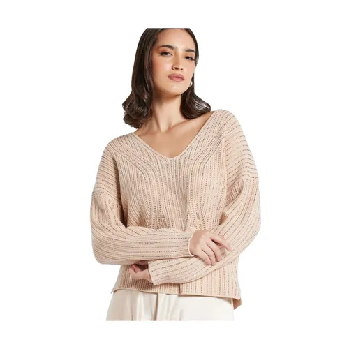 Knitwear > V-neck Knitwear - - Guess - Modalova