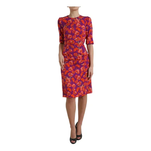 Dresses > Day Dresses > Midi Dresses - - Dolce & Gabbana - Modalova