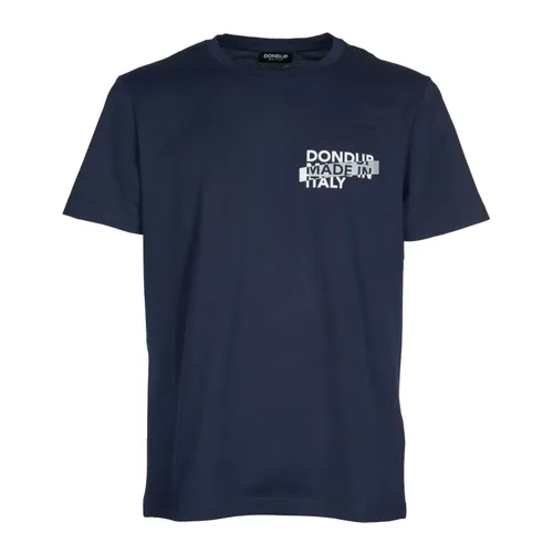 Dondup - Tops > T-Shirts - Blue - Dondup - Modalova