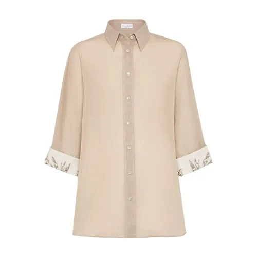 Blouses & Shirts > Shirts - - Brunello Cucinelli - Modalova