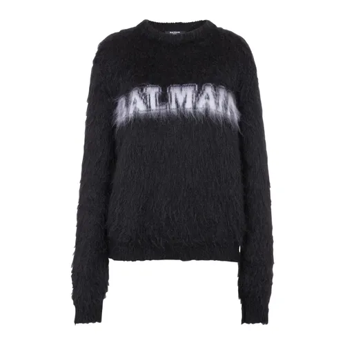 Knitwear > Round-neck Knitwear - - Balmain - Modalova