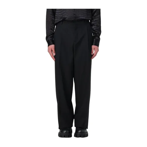 Trousers > Straight Trousers - - Versace - Modalova