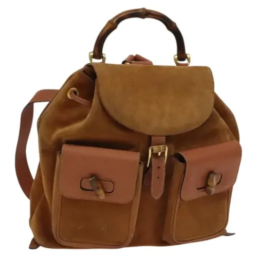 Pre-owned > Pre-owned Bags > Pre-owned Backpacks - - Gucci Vintage - Modalova