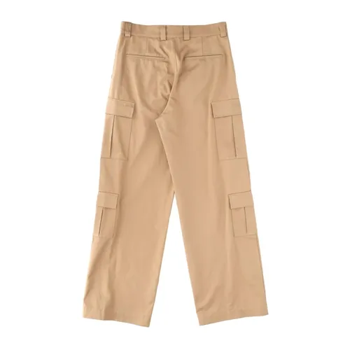 Trousers > Straight Trousers - - Msgm - Modalova