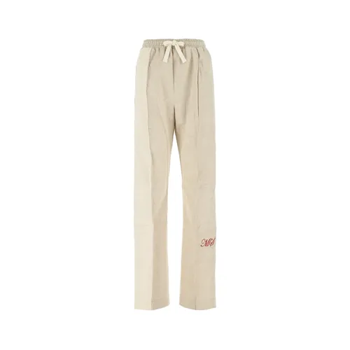 Trousers > Straight Trousers - - Marine Serre - Modalova