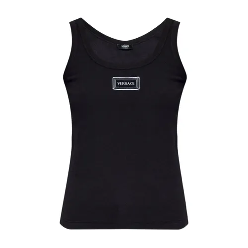 Tops > Sleeveless Tops - - Versace - Modalova