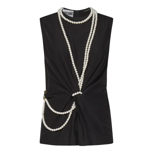 Tops > Sleeveless Tops - - Moschino - Modalova