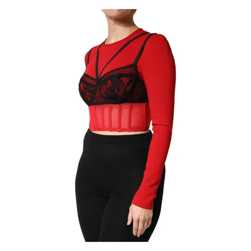 Tops > Long Sleeve Tops - - Dolce & Gabbana - Modalova
