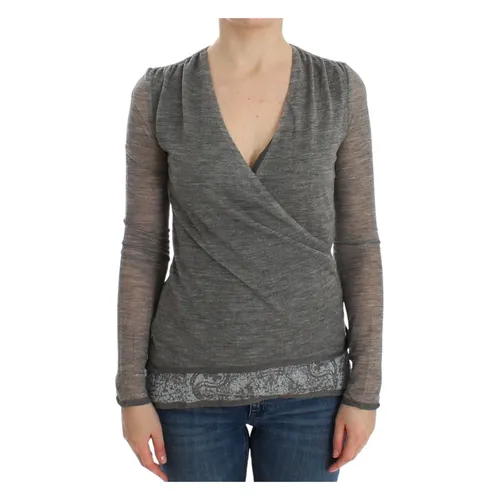 Knitwear > V-neck Knitwear - - Ermanno Scervino - Modalova