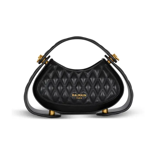 Balmain - Bags > Handbags - Black - Balmain - Modalova