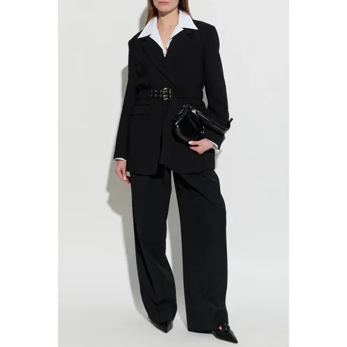 Ganni - Jackets > Blazers - Black - Ganni - Modalova