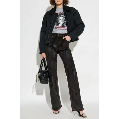 Trousers > Straight Trousers - - Dsquared2 - Modalova