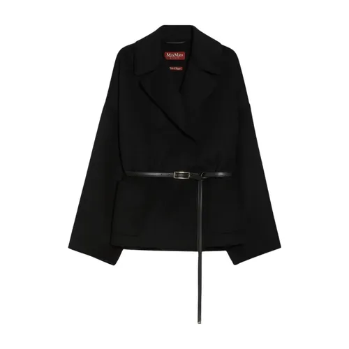 Coats > Belted Coats - - Max Mara Studio - Modalova
