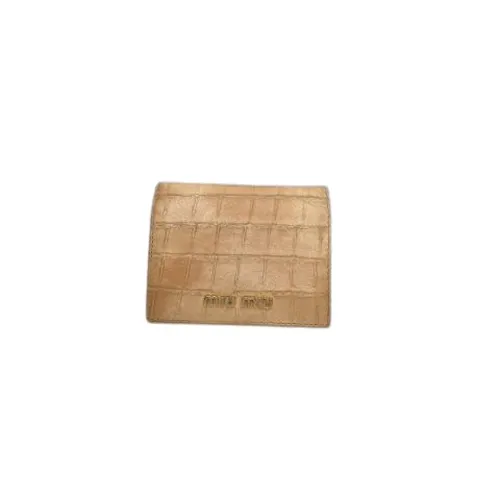 Pre-owned > Pre-owned Accessories > Pre-owned Wallets - - Miu Miu Pre-owned - Modalova