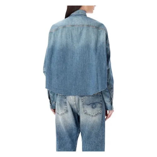 Blouses & Shirts > Denim Shirts - - R13 - Modalova