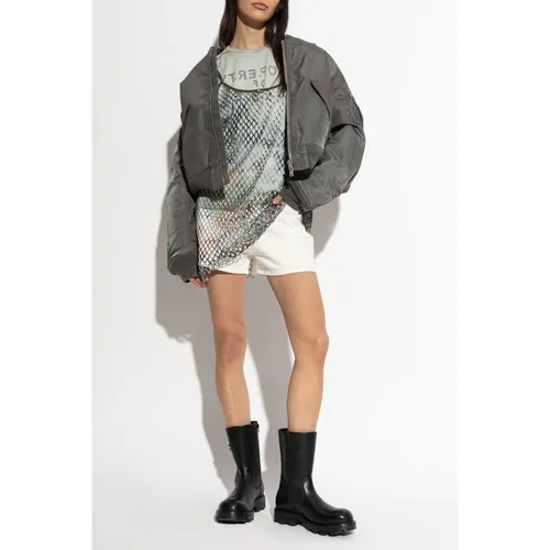 Diesel - Tops > T-Shirts - Blue - Diesel - Modalova