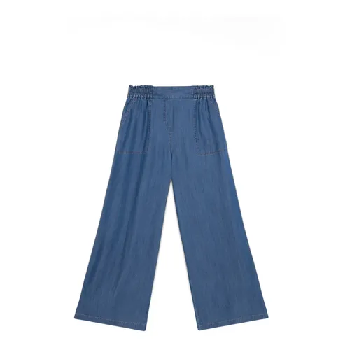 Oltre - Jeans > Wide Jeans - Blue - Oltre - Modalova