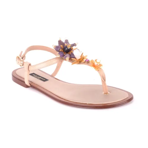 Shoes > Sandals > Flat Sandals - - Dolce & Gabbana - Modalova