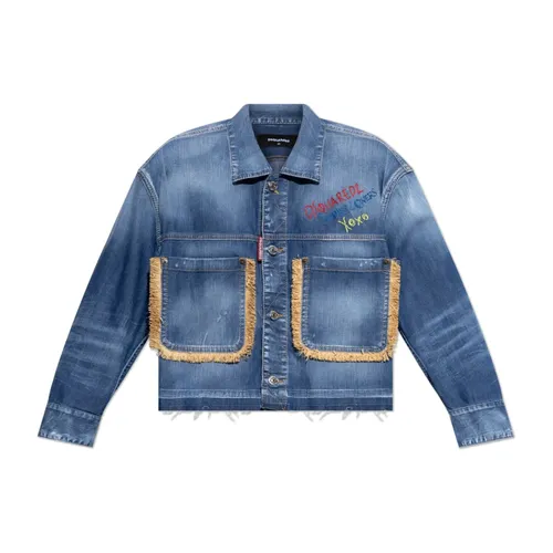 Jackets > Denim Jackets - - Dsquared2 - Modalova