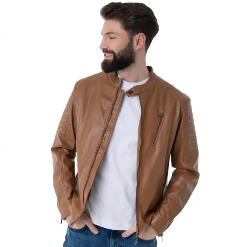 Jackets > Leather Jackets - - Guess - Modalova
