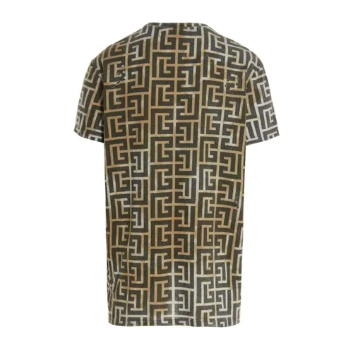 Balmain - Tops > T-Shirts - Beige - Balmain - Modalova