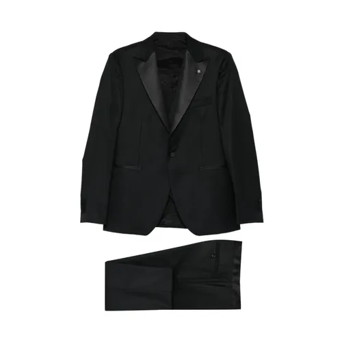 Suits > Suit Sets > Single Breasted Suits - - Tagliatore - Modalova