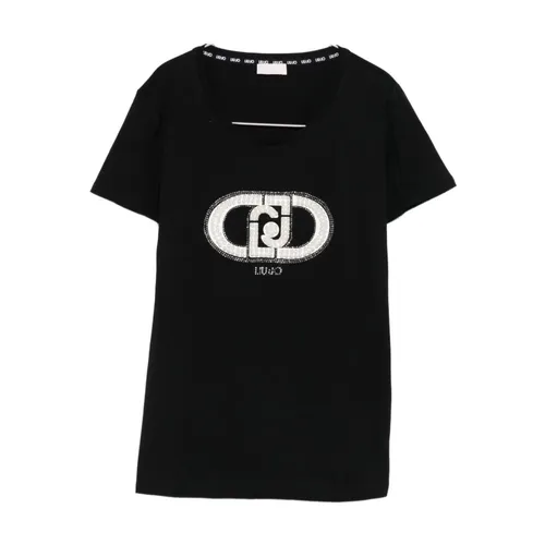 Liu Jo - Tops > T-Shirts - Black - Liu Jo - Modalova