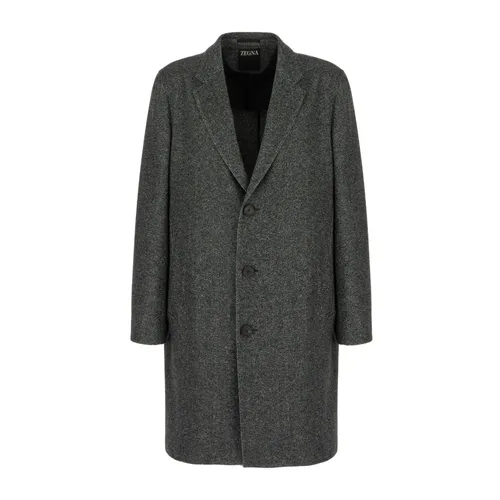 Coats > Single-Breasted Coats - - Zegna - Modalova