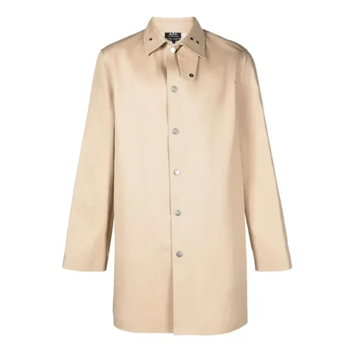 Coats > Single-Breasted Coats - - A.p.c. - Modalova