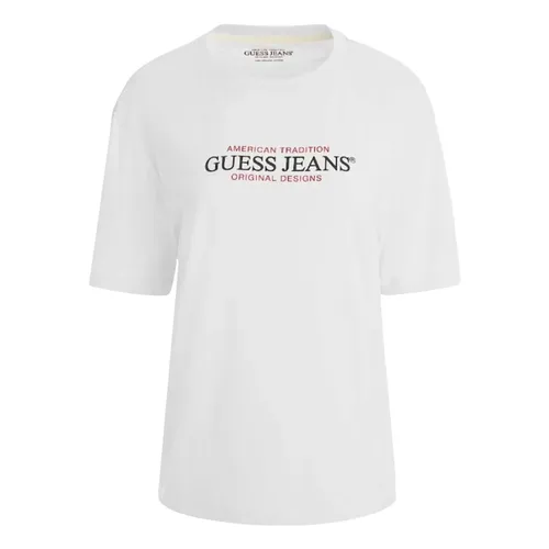Guess - Tops > T-Shirts - White - Guess - Modalova