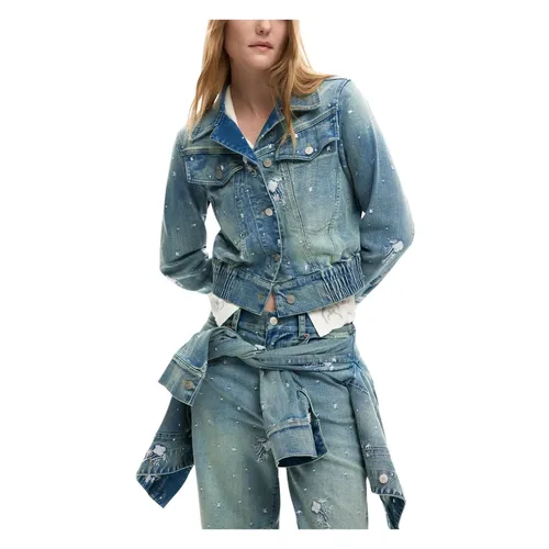 Jackets > Denim Jackets - - Desigual - Modalova